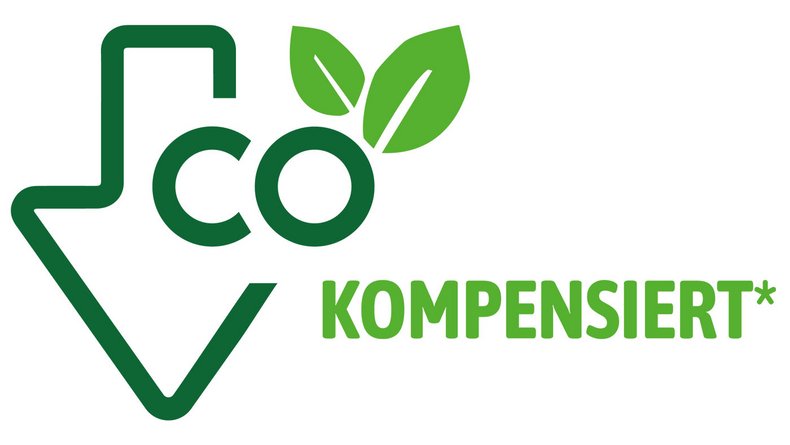 AlmaWin Logo für CO2-kompensiert
